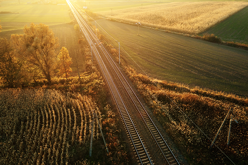 Transport infrastructure, photographed by Kelluu Airship